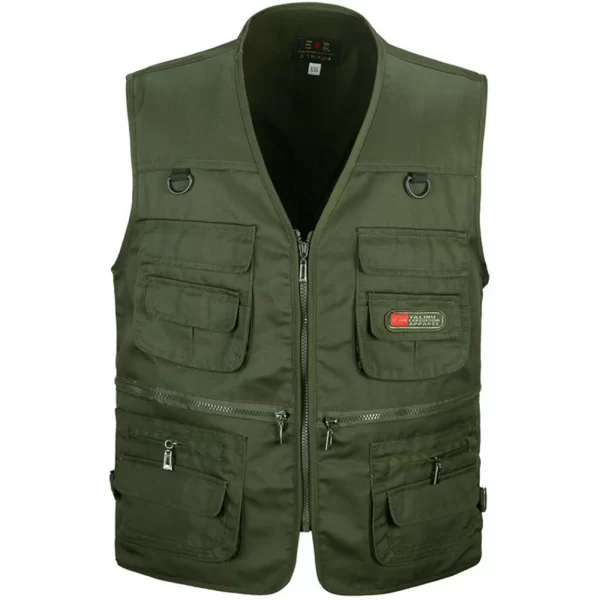 Colete de Pesca e Outdoor com Multi-Bolsos (Tamanhos M-2XL) - Image 2