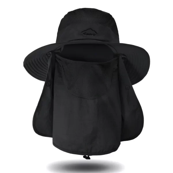 Chapéu de Pesca com Proteção UV e Aba Grande - Image 7