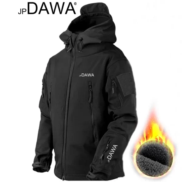 Fato de Pesca DAWA Softshell Térmico e Impermeável (Casaco e Calça) - Image 5
