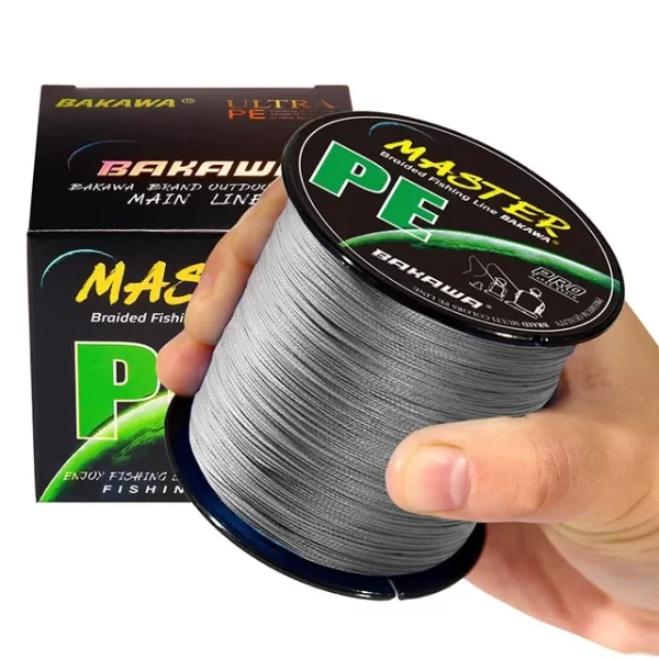 Linha Trançada BAKAWA 4 Fios 100M/300M/500M/1000M Multifilamento - Image 12