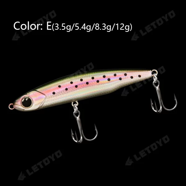 Amostra Sinking Pencil LETOYO 3.5g-12g Stickbait para Predadores - Image 17