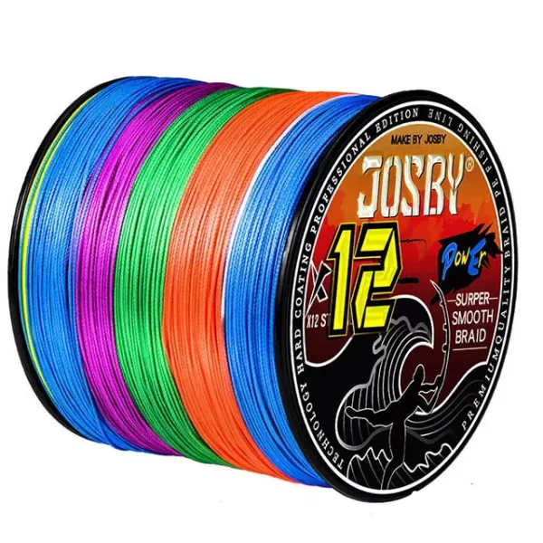 Linha de Pesca Flutuante JOSBY 12 Fios 100m-1000m Multifilamento de Alta Resistência - Image 9