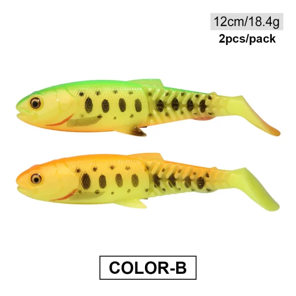 Conjunto de Amostras Swimbait com Cauda em T 3g-18.4g (2-4 Unidades) - Image 7