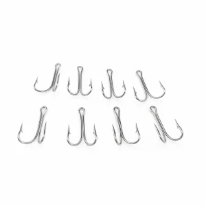 Conjunto de 20 Anzóis Duplos Weedless de Haste Longa com Caixa