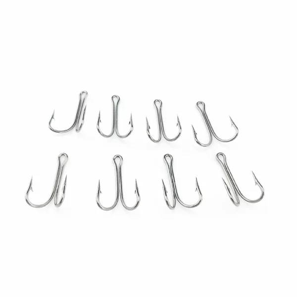 Conjunto de 20 Anzóis Duplos Weedless de Haste Longa com Caixa