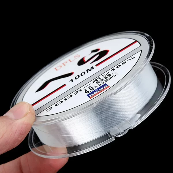 Linha de Pesca DAIWA Fluorocarbono 100M Transparente – 1,8kg a 14,5kg