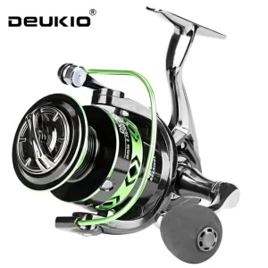 Carreto Spinning DEUKIO All-Metal DK 2000-7000 Drag 12kg