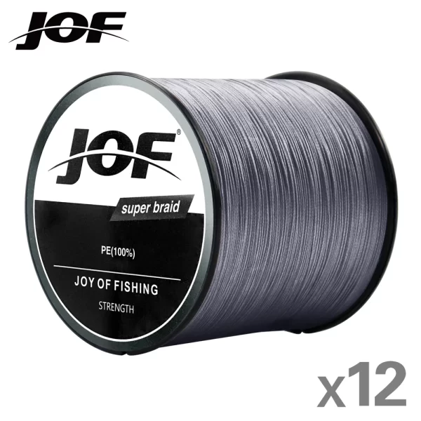 Linha Multifilamento JOF X12 12 Fios PE Flutuante 300m-1000m - Image 8