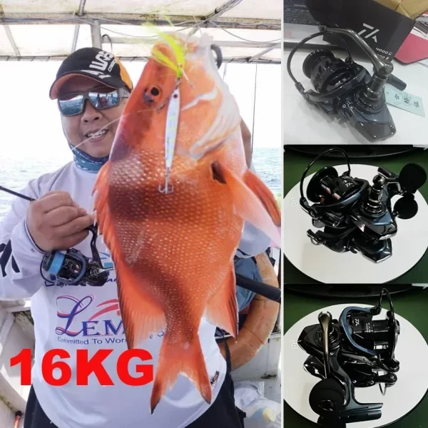 Carreto Spinning VWVIVIDWORLD KAM 1000-5000 6.2:1 Drag 15,5kg - Image 6