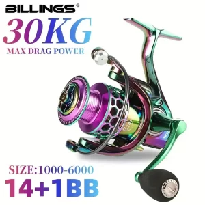 Carreto Spinning Billings SK 1000-6000 Drag 30kg 5.0:1/4.7:1