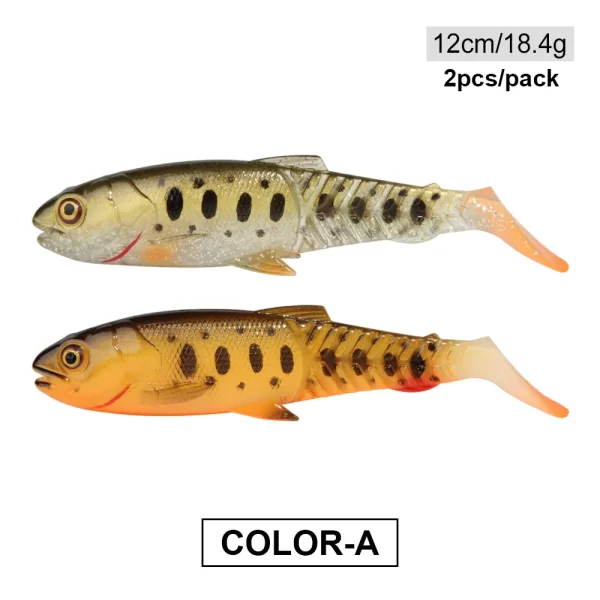 Conjunto de Amostras Swimbait com Cauda em T 3g-18.4g (2-4 Unidades) - Image 10
