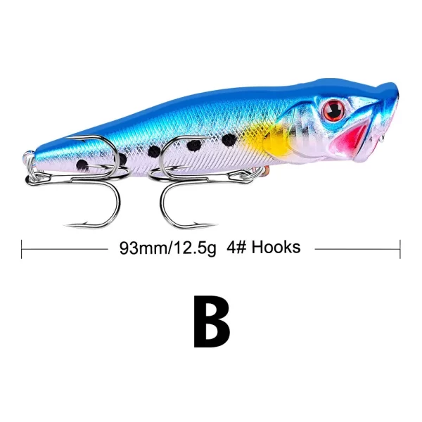 Amostra Flutuante Flysand Popper 93mm 12.5g - Image 12