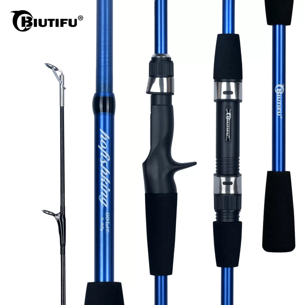 Cana Casting & Spinning BIUTIFU 1.80m/2.10m Ultraligeira de Carbono Ação F