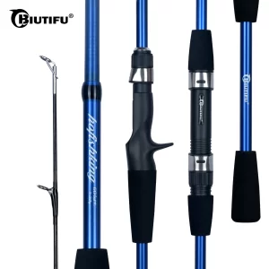 Cana Casting & Spinning BIUTIFU 1.80m/2.10m Ultraligeira de Carbono Ação F