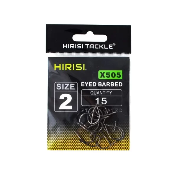 Conjunto de 15 Anzóis Barbed HIRISI PTFE em Aço Carbono de Alta Resistência - Image 6