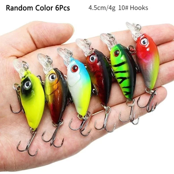 Conjunto de Amostras Crankbait Flutuantes 4.5cm 4g - Image 2