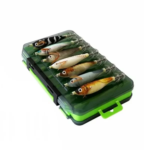 Amostras Hardbait Camarão Fluorescentes (Palhaço) com Caixa (14 Amostras) - Image 4
