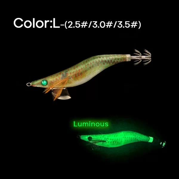 Amostra Hardbait LETOYO Camarão (Palhaço) Fluorescente 2.5-3.5# - Image 8