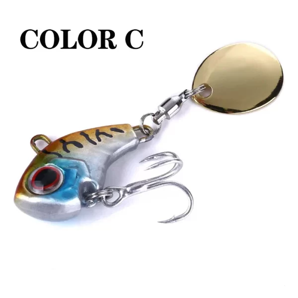 Amostra Spinnerbait SeaKnight com Spinner Tail Realista 9g-22g - Image 9