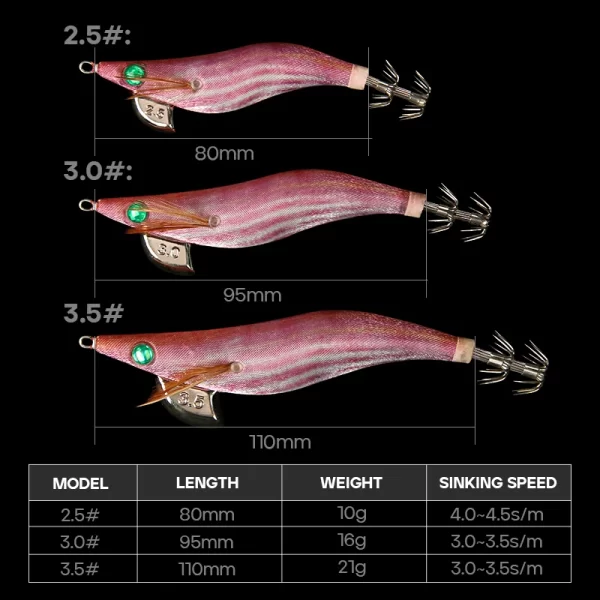 Amostra Hardbait LETOYO Camarão (Palhaço) Fluorescente 2.5-3.5# - Image 2