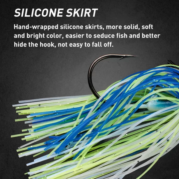 Amostra Jig JOHNCOO 12g Weedless para Achigã e Predadores - Image 4