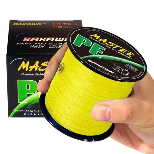 Linha Trançada BAKAWA 4 Fios 100M/300M/500M/1000M Multifilamento - Image 10