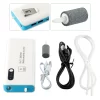Bomba de Ar USB 3000mAh com Bateria Recarregável e Tubo 70cm Arejador de Isco Vivo - Image 5