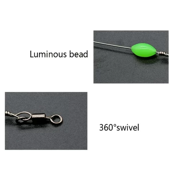 Amostra Soft Luminosa 6g 8cm Camarão 7 Peças com Anzol Triplo - Image 4