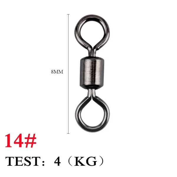 Destorcedor de Aço Inoxidável com Argolas Sólidas (20/50/100 Unidades) - Image 7