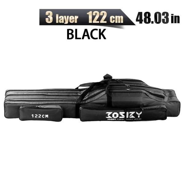 Bolsa de Transporte Dobrável para Canas de Pesca JOSBY 122cm/152cm/182cm - Image 14