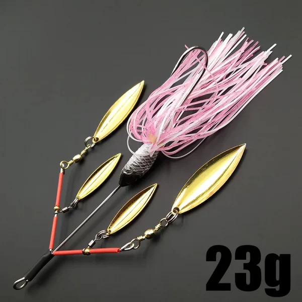 Amostra Spinnerbait com Jig e Saia 23g 14cm - Image 5
