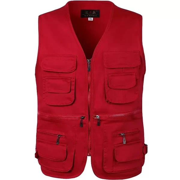 Colete de Pesca e Outdoor com Multi-Bolsos (Tamanhos M-2XL) - Image 4