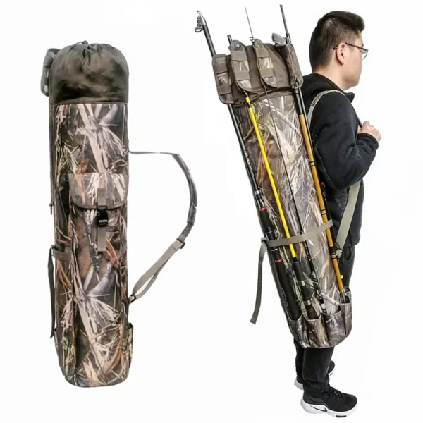 Mochila Cilíndrica para Transporte de Canas Impermiável - Image 2