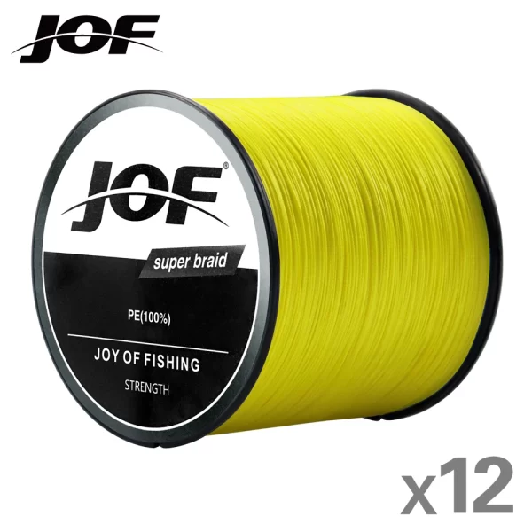 Linha Multifilamento JOF X12 12 Fios PE Flutuante 300m-1000m - Image 9