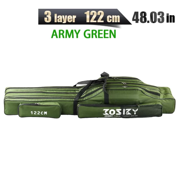 Bolsa de Transporte Dobrável para Canas de Pesca JOSBY 122cm/152cm/182cm - Image 13