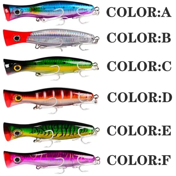 Amostra Topwater Popper PROBEROS 13cm 43g - Image 3