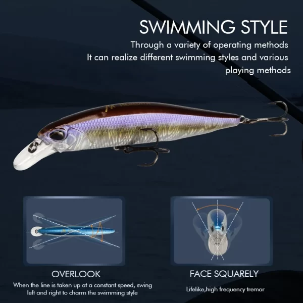 Amostra Jerkbait Hard Flutuante MEREDITH 100F 14g 10cm - Image 3