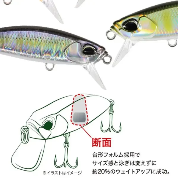 Amostra Jerkbait Sinking 48mm 6.5g - Image 5