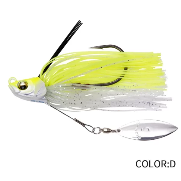 Amostra Jig com Spinner e Saia de Silicone 13.5g - Image 12