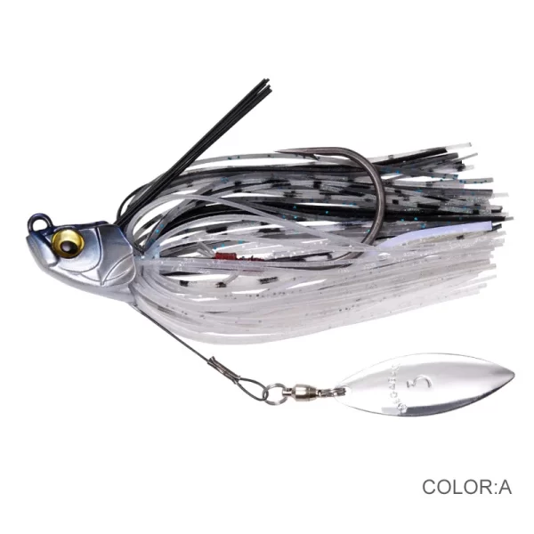Amostra Jig com Spinner e Saia de Silicone 13.5g - Image 2