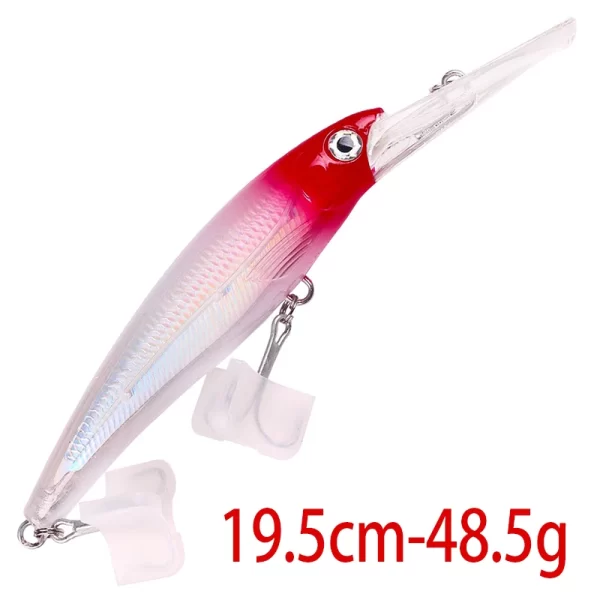 Amostra Jerkbait HENGJIA Deep 24cm 95g para Grandes Predadores - Image 7