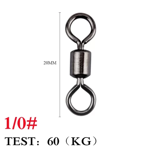 Destorcedor de Aço Inoxidável com Argolas Sólidas (20/50/100 Unidades) - Image 22