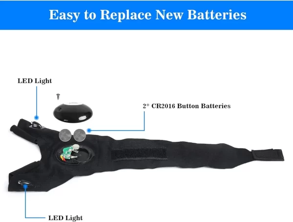 Luva LED Impermeável sem Dedos para Pesca Noturna - Image 6