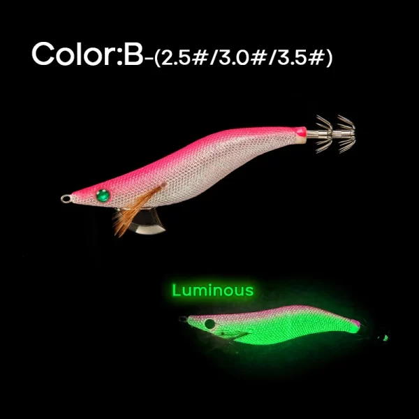 Amostra Hardbait LETOYO Camarão (Palhaço) Fluorescente 2.5-3.5# - Image 10