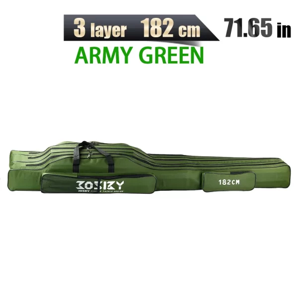 Bolsa de Transporte Dobrável para Canas de Pesca JOSBY 122cm/152cm/182cm - Image 8