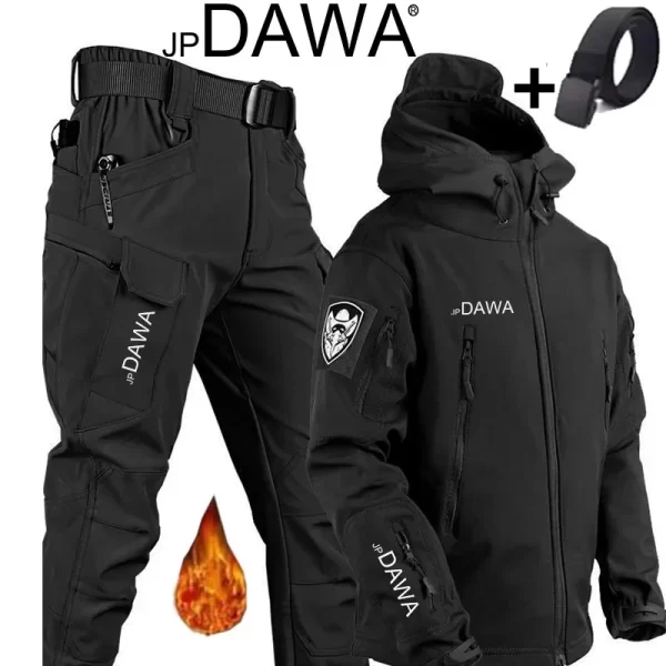 Fato de Pesca DAWA Softshell Térmico e Impermeável (Casaco e Calça) - Image 2