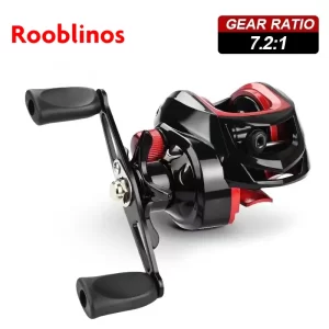 Carreto Casting Rooblinos BR 7.2:1 com Drag Máximo de 8kg