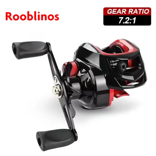 Carreto Casting Rooblinos BR 7.2:1 com Drag Máximo de 8kg
