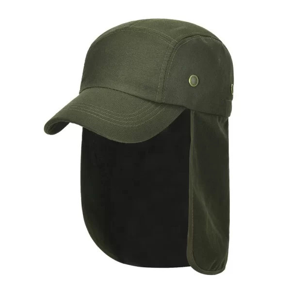 Chapéu de Pesca com Proteção UV e Flap Removível para Rosto e Pescoço - Image 14