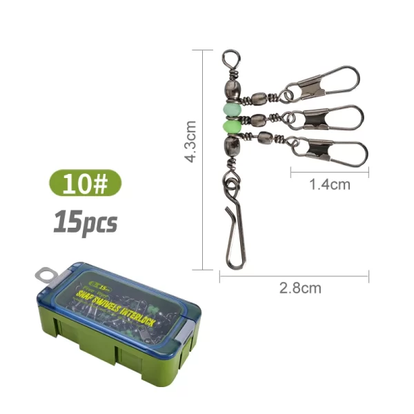 Conjunto de Conectores Rápidos Rotativos Tipo Oito Fluorescente (25 Unidades) - Image 9